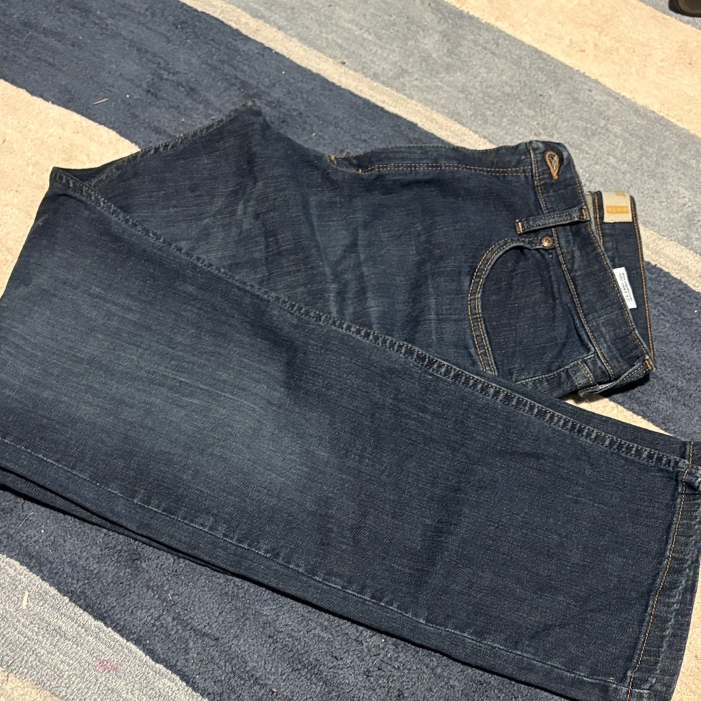 Wrangler Dark Blue Straight Jeans